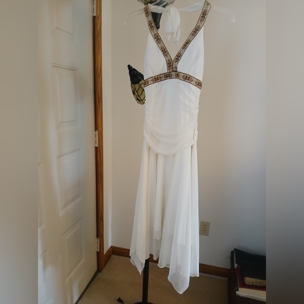 White Beaded Dress